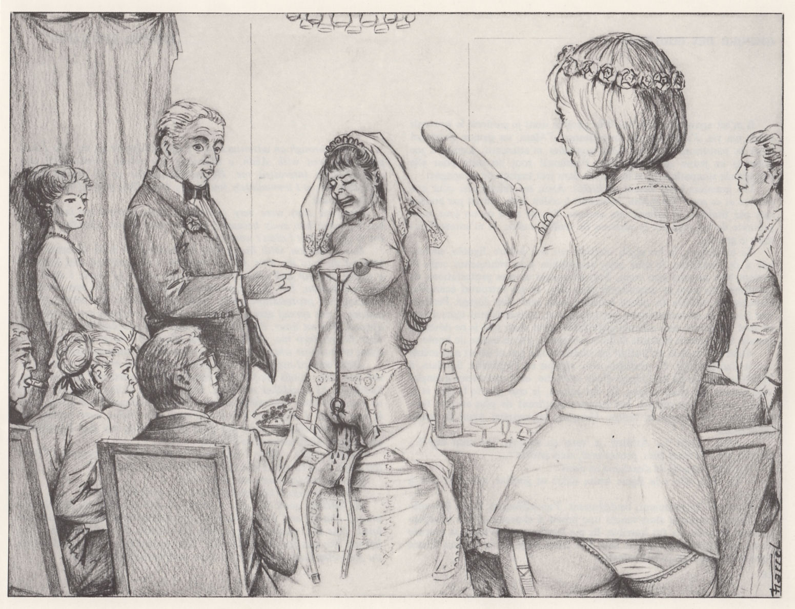 Joseph Farrel. BDSM. Bondage Domination Sado-Masochisme. Planche d'album 1978