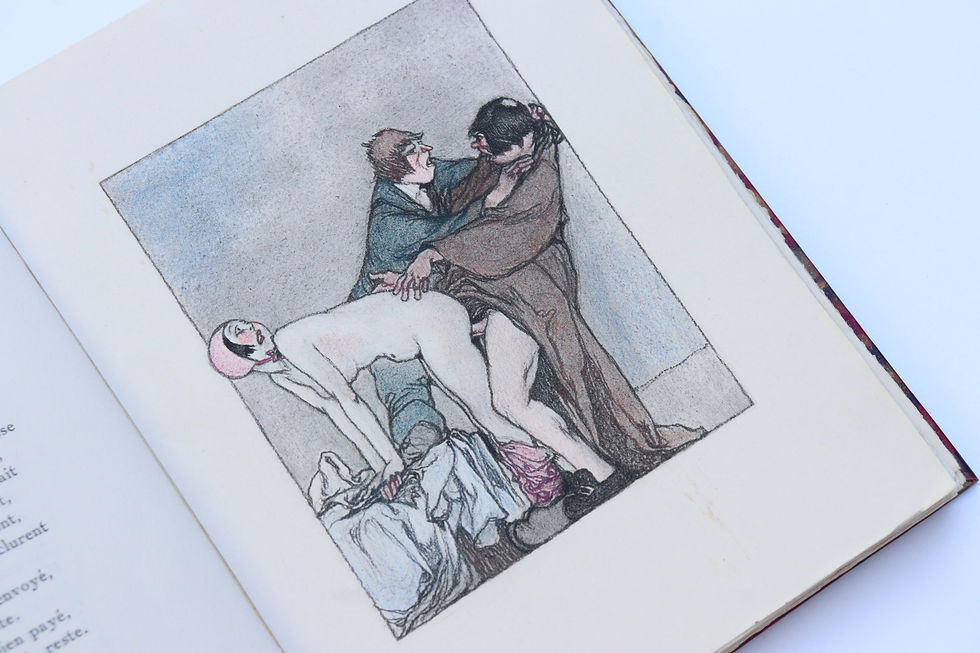 Miniature : Jean de La Fontaine. J. Stall. Dix contes choisis (1931). 1/300 ex. rare