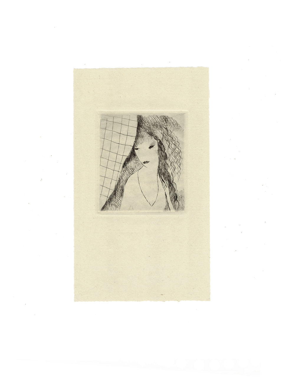 Miniature : Eventail, 10 gravures de Marie Laurencin. 1922. Max Jacob, André Breton. 1/27 ex