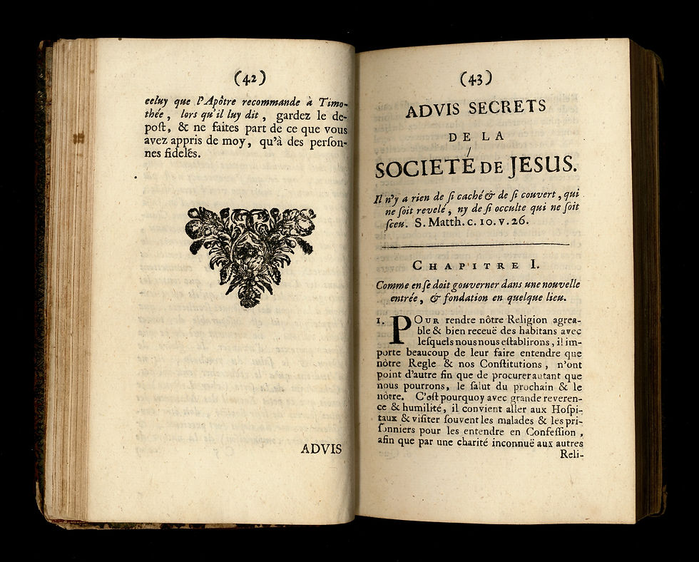 Miniature : Le cabinet jésuitique contenant plusieurs pièces très curieuses (1683) | Rare