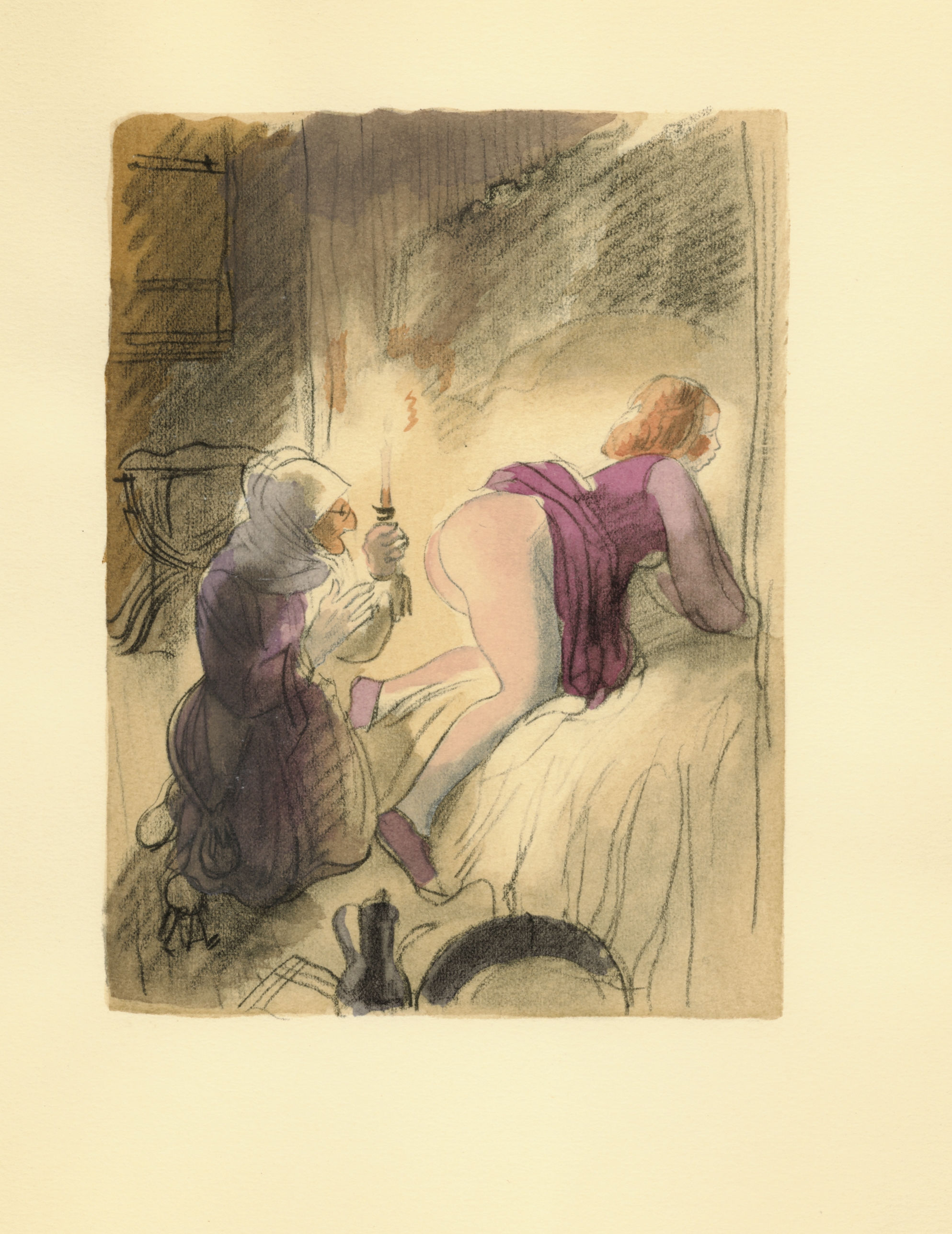 Les Contes Libertins du Pogge, illustrés par Uzelac (1950) avec suite