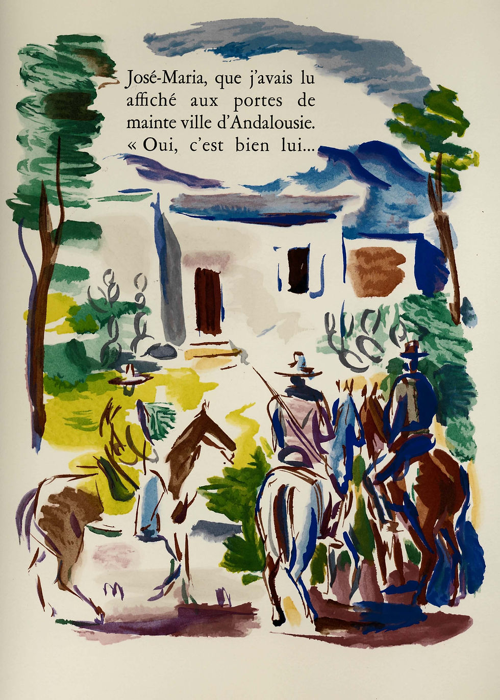 Miniature : 1942 | Carmen de Prosper Mérimée | Gouaches de Laszlo Barta | 215 ex. 2 gouaches