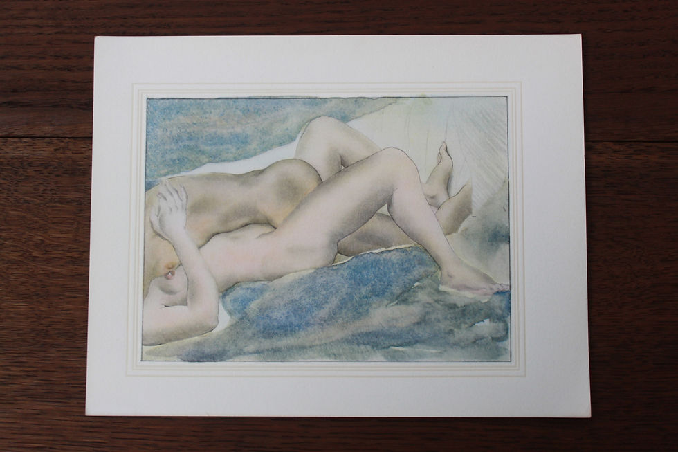 Miniature : Mariette Lydis. Estampe érotique (1935). Nu (1)