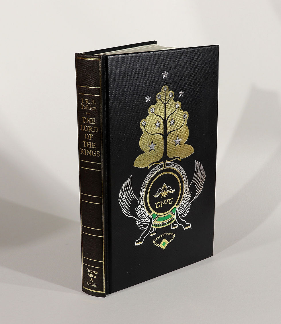 Miniature : J.R.R. Tolkien. The Lord of the Rings. London, George Allen & Unwin, 1969