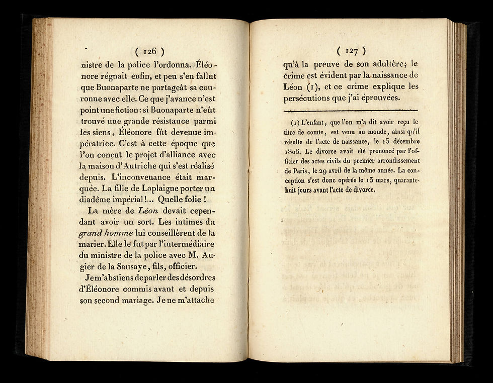 Miniature : 1815 | Buonaparte et Murat, ravisseurs d'une jeune femme | Premier Empire