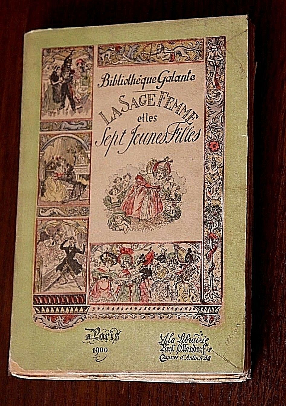 Miniature : La sage femme galanterie curiosa léger Ollendorff 1900 illustrations Radiguet