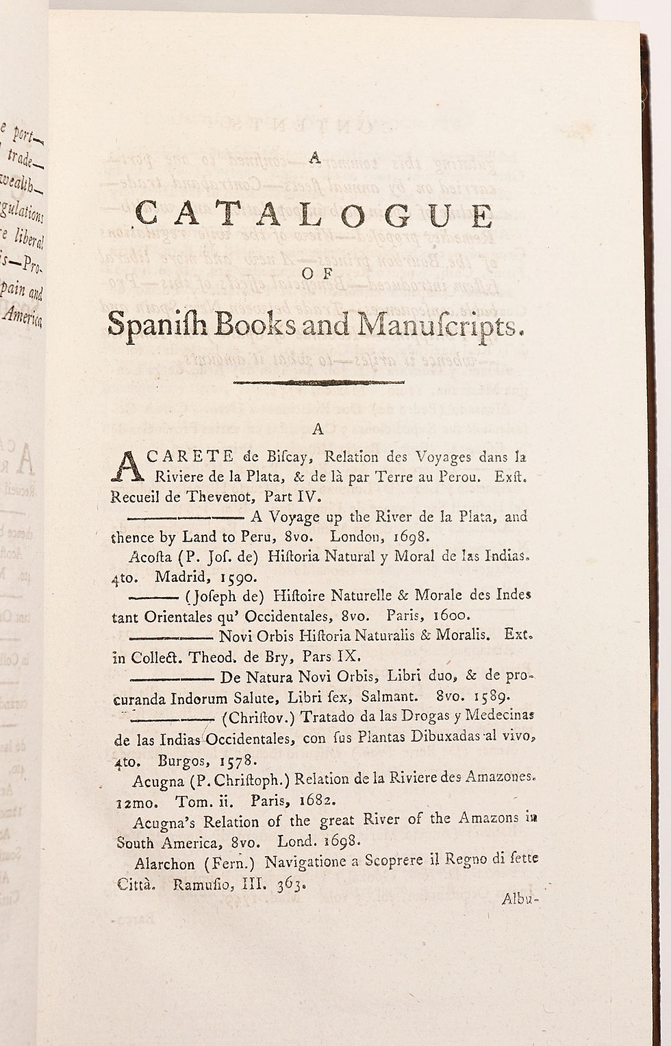 Miniature : William Robertson. The History of America (1796). Très bel exemplaire.