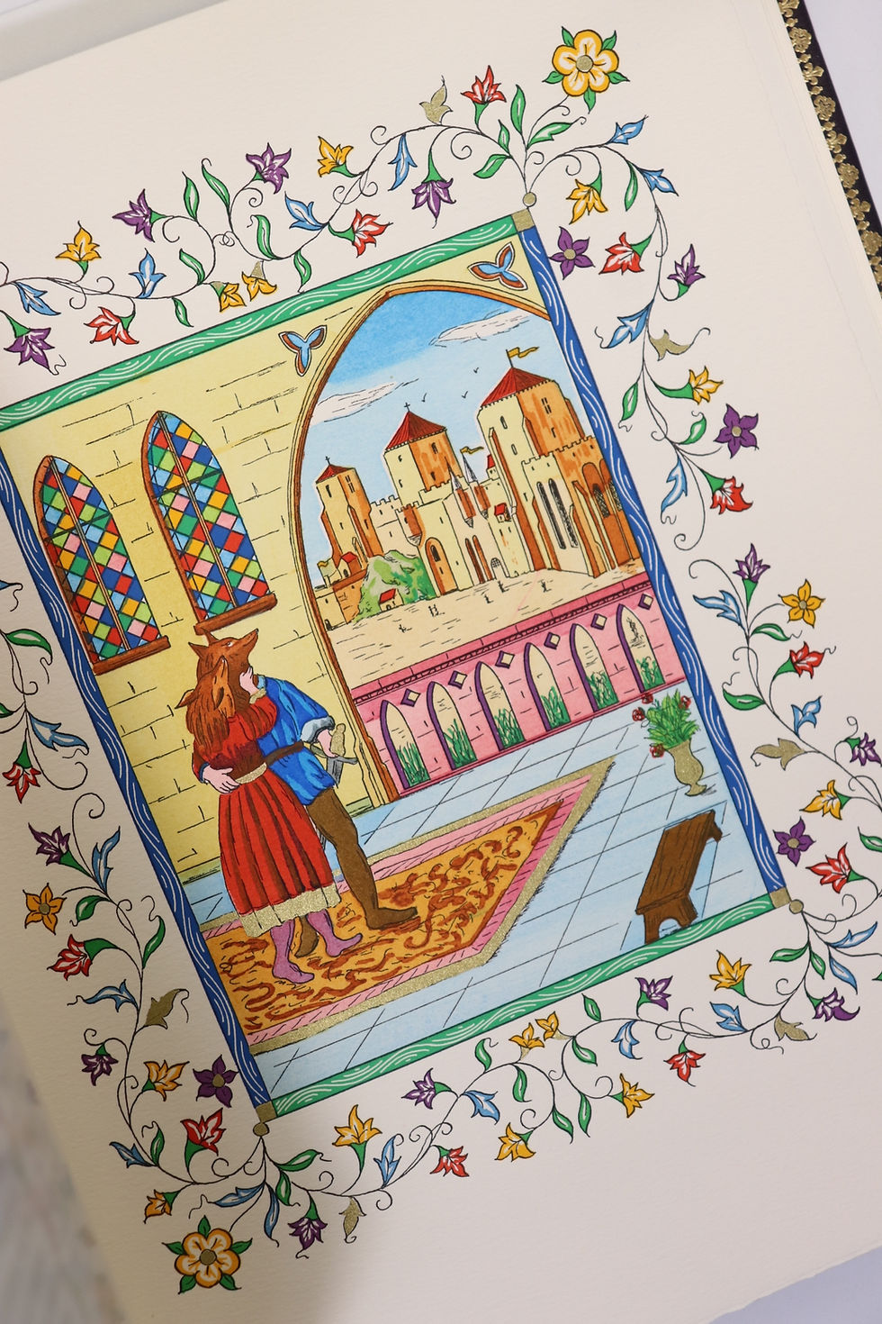 Miniature : Le Roman de Renart ou Les Aventures de Maître Renart et d'Ysengrin son compère.