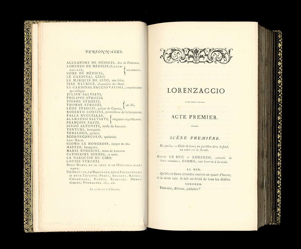 Miniature : Les Oeuvres d'Alfred de Musset (Lemerre, 1876-1877) Splendide ex. sur Hollande.