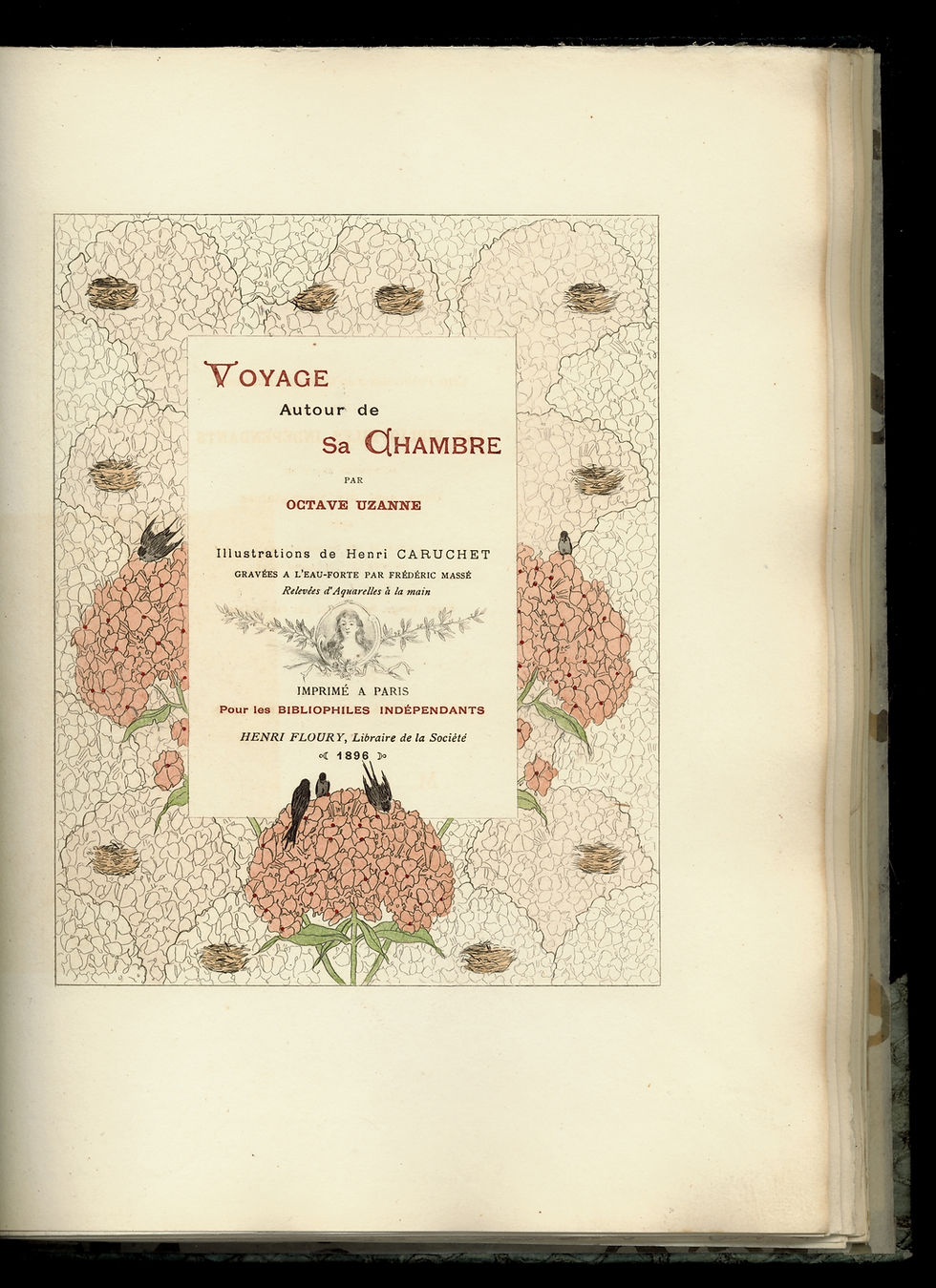 Miniature : Octave Uzanne | Henri Caruchet | Voyage autour de sa chambre (1896) Reliure
