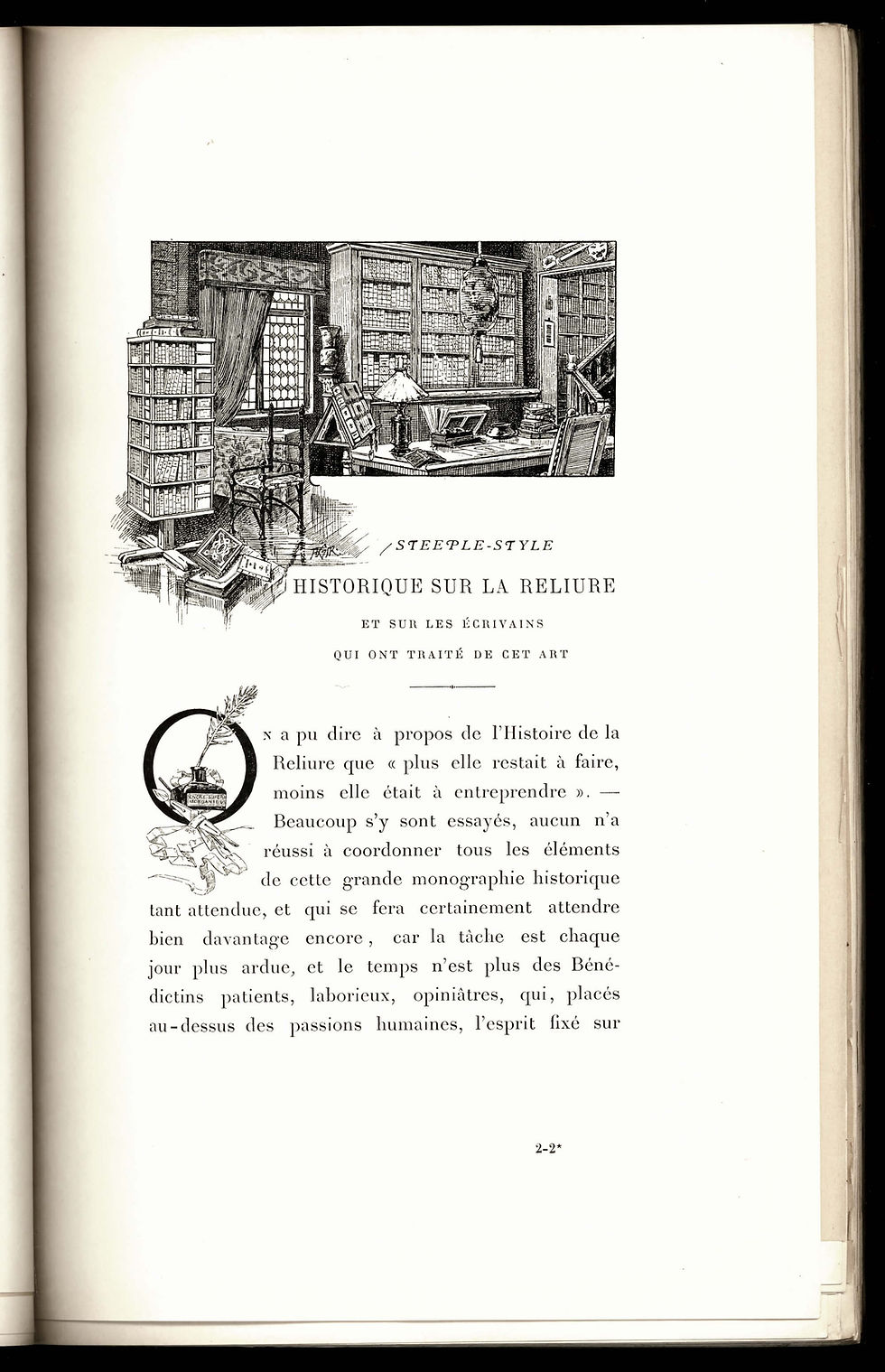 Miniature : Octave Uzanne | La Reliure Moderne Artistique ... (1887) | Bound by Anker Kyster