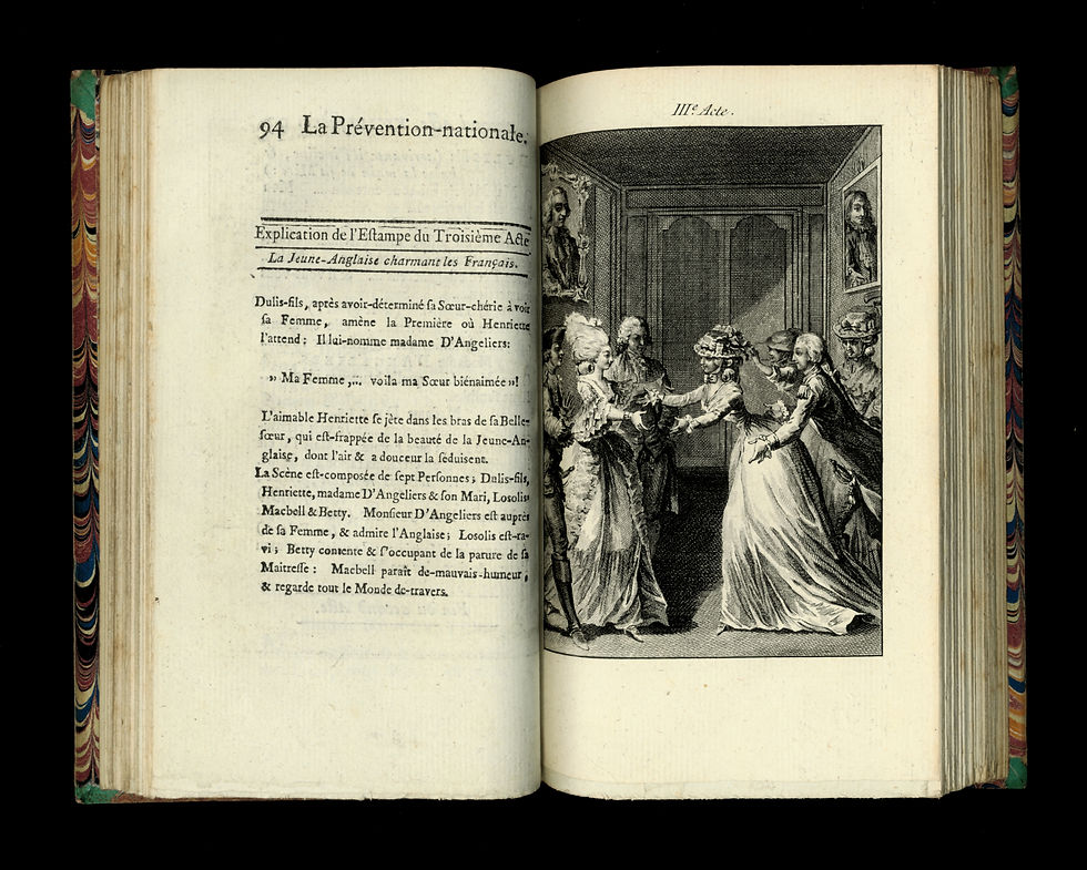 Miniature : Rétif de la Bretonne [Restif de la Bretone]. La prévention nationale (1784)