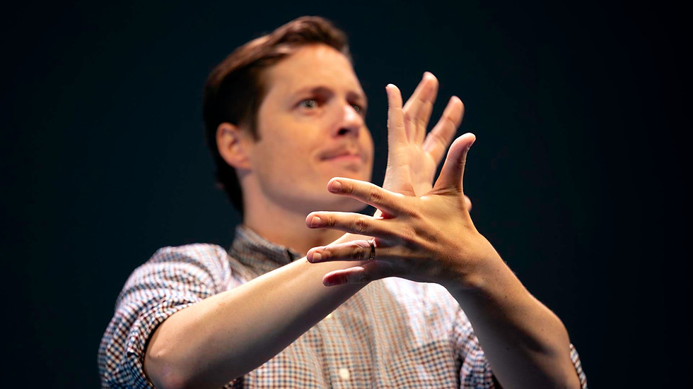 Deaf ASL portrait of Wayne Betts Jr in Portland Oregon by Shayne Blaylock