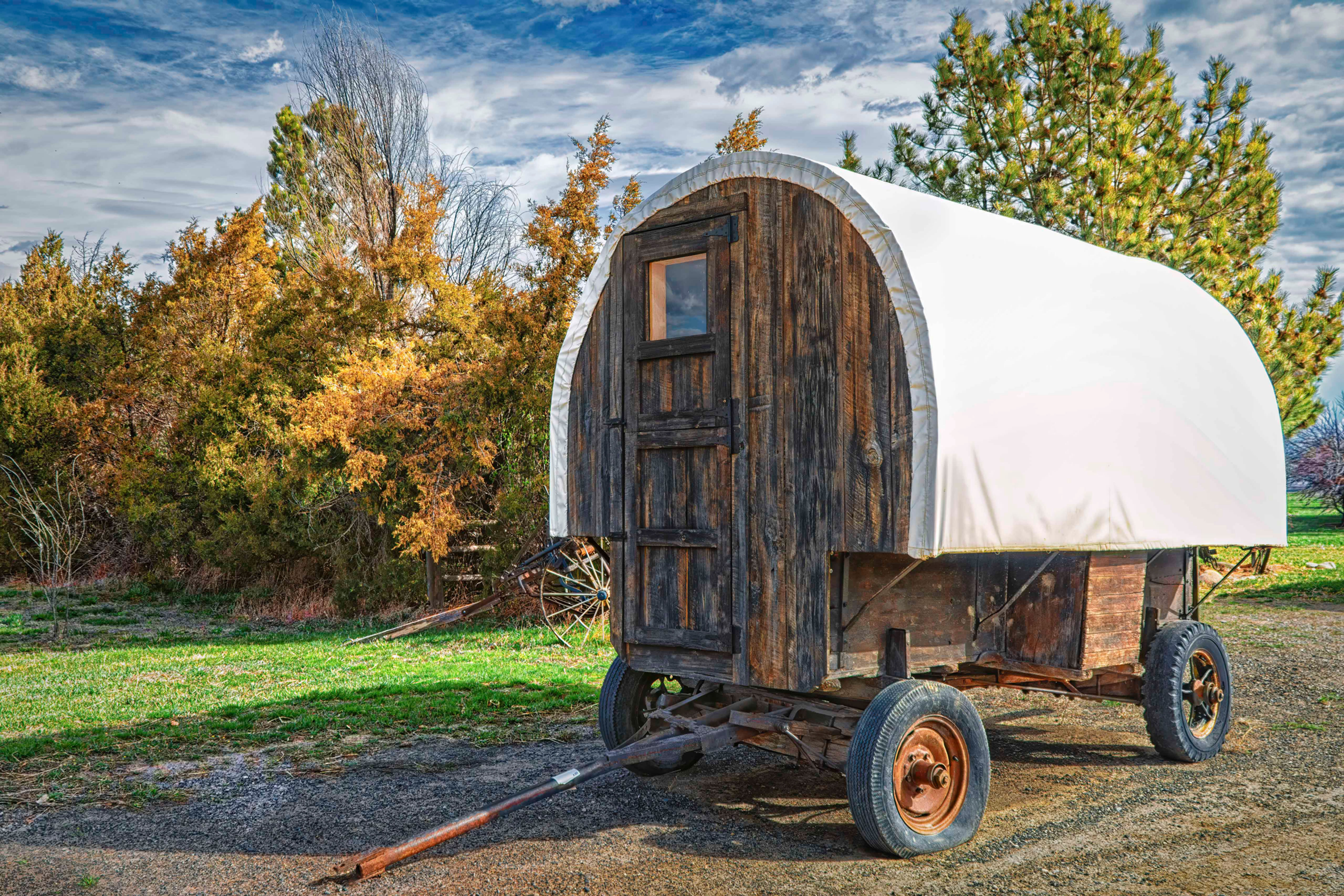 Vintage Sheepherder Wagon