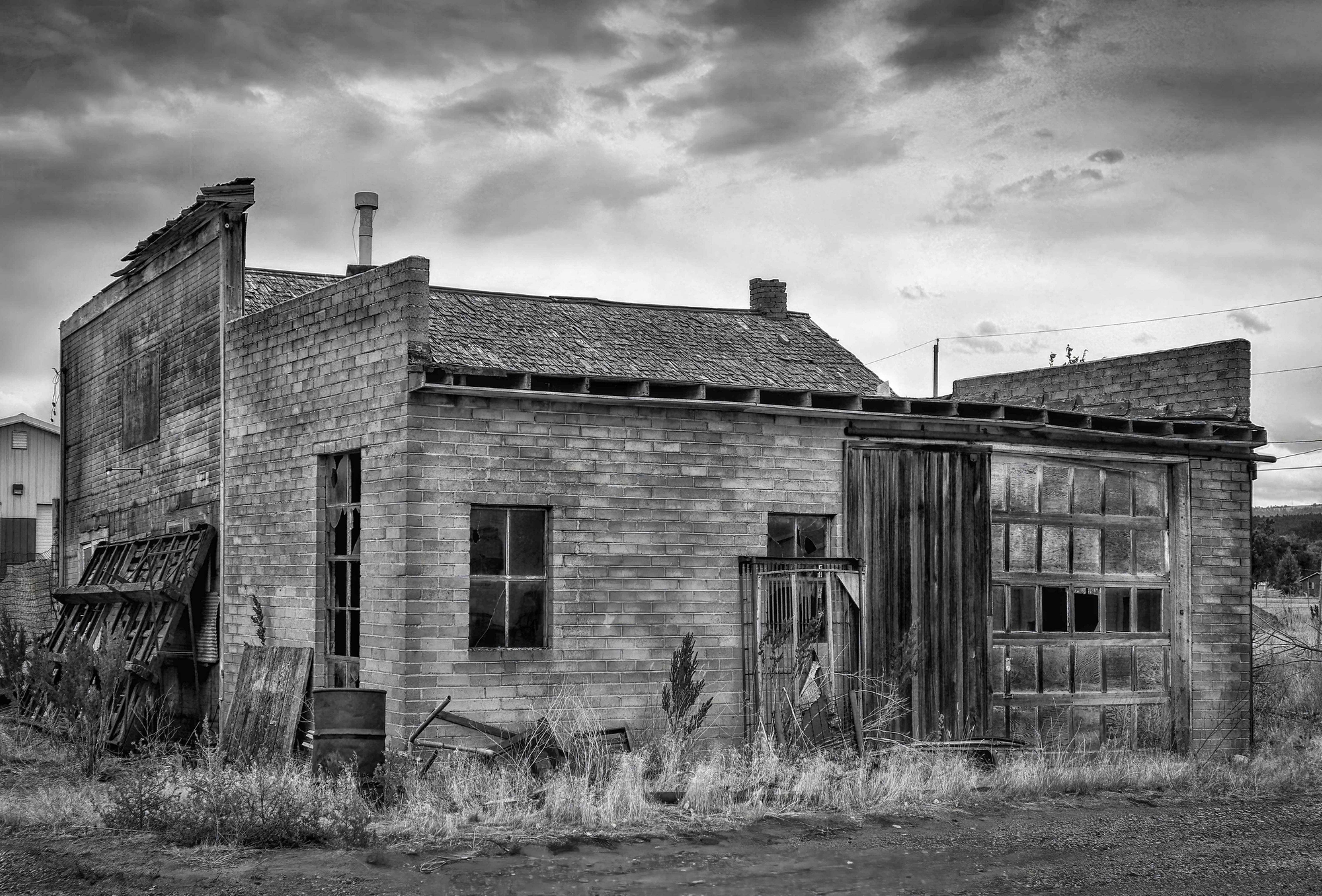 Abandoned Shop Building