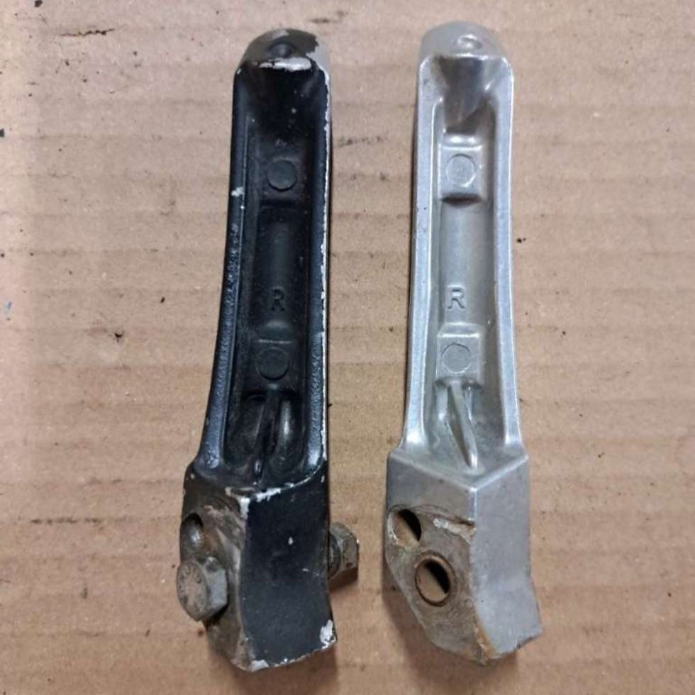 Thumbnail: Rear footrests for Yamaha DT/ Malaguti XSM 50