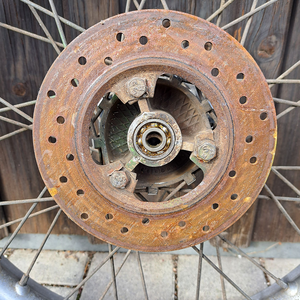Thumbnail: Derbi 18" spoked rear wheel