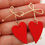 Thumbnail: Thin Hearts Earrings