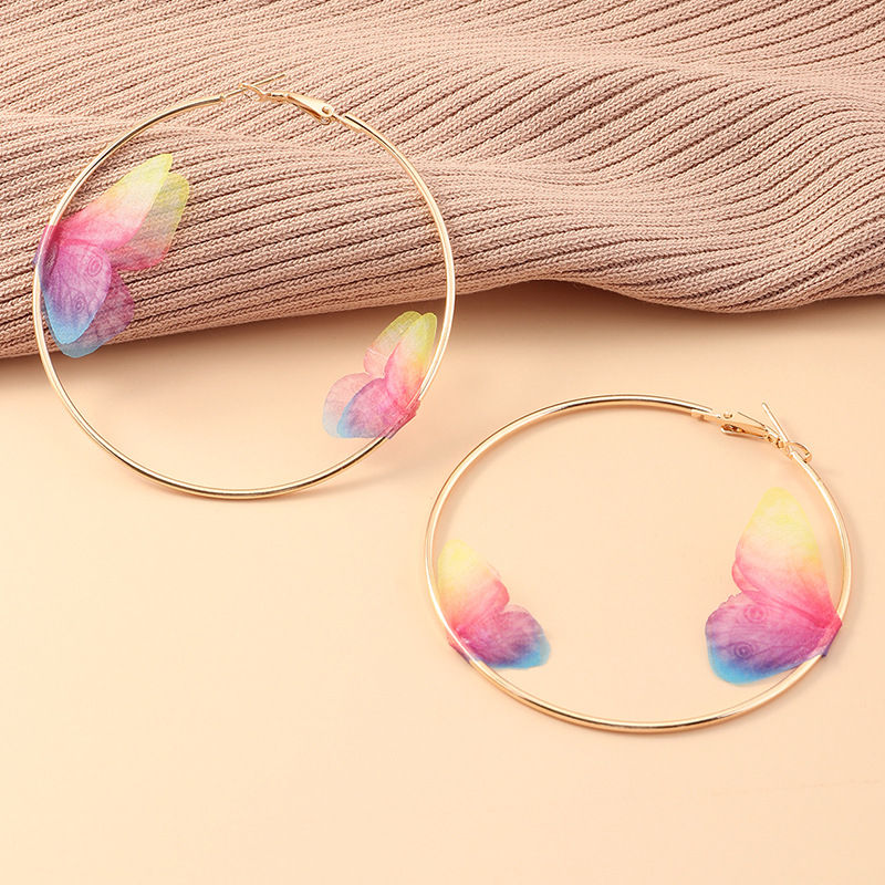Thumbnail: Butterfly Hoop Necklace