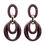 Thumbnail: Large Oval Leopard Earrings