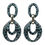 Thumbnail: Large Oval Leopard Earrings