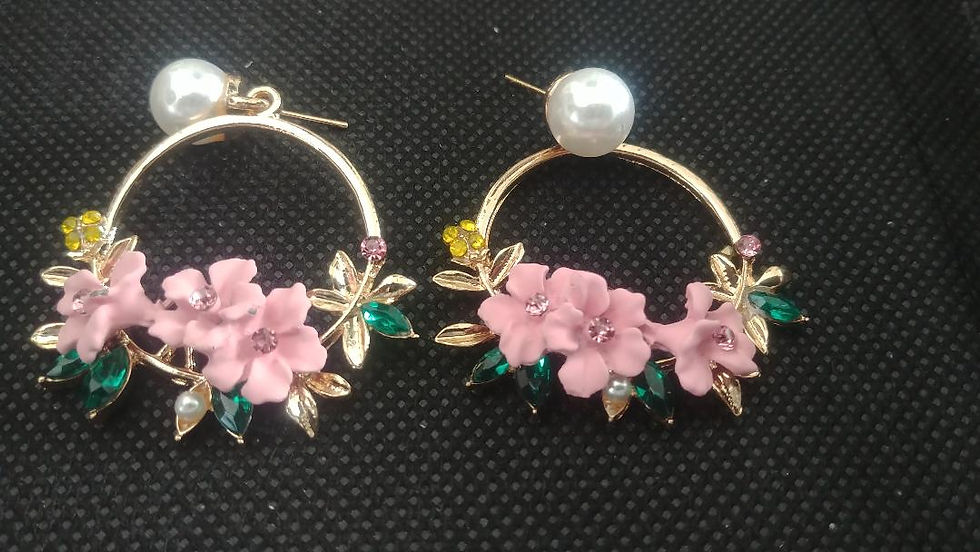 Thumbnail: Floral Nest Earrings