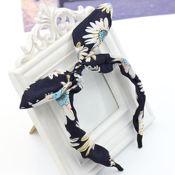 Thumbnail: Thin Bloom Bowknot Hairband
