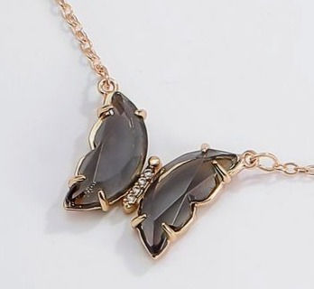 Thumbnail: Simple Butterfly Pendant Necklace