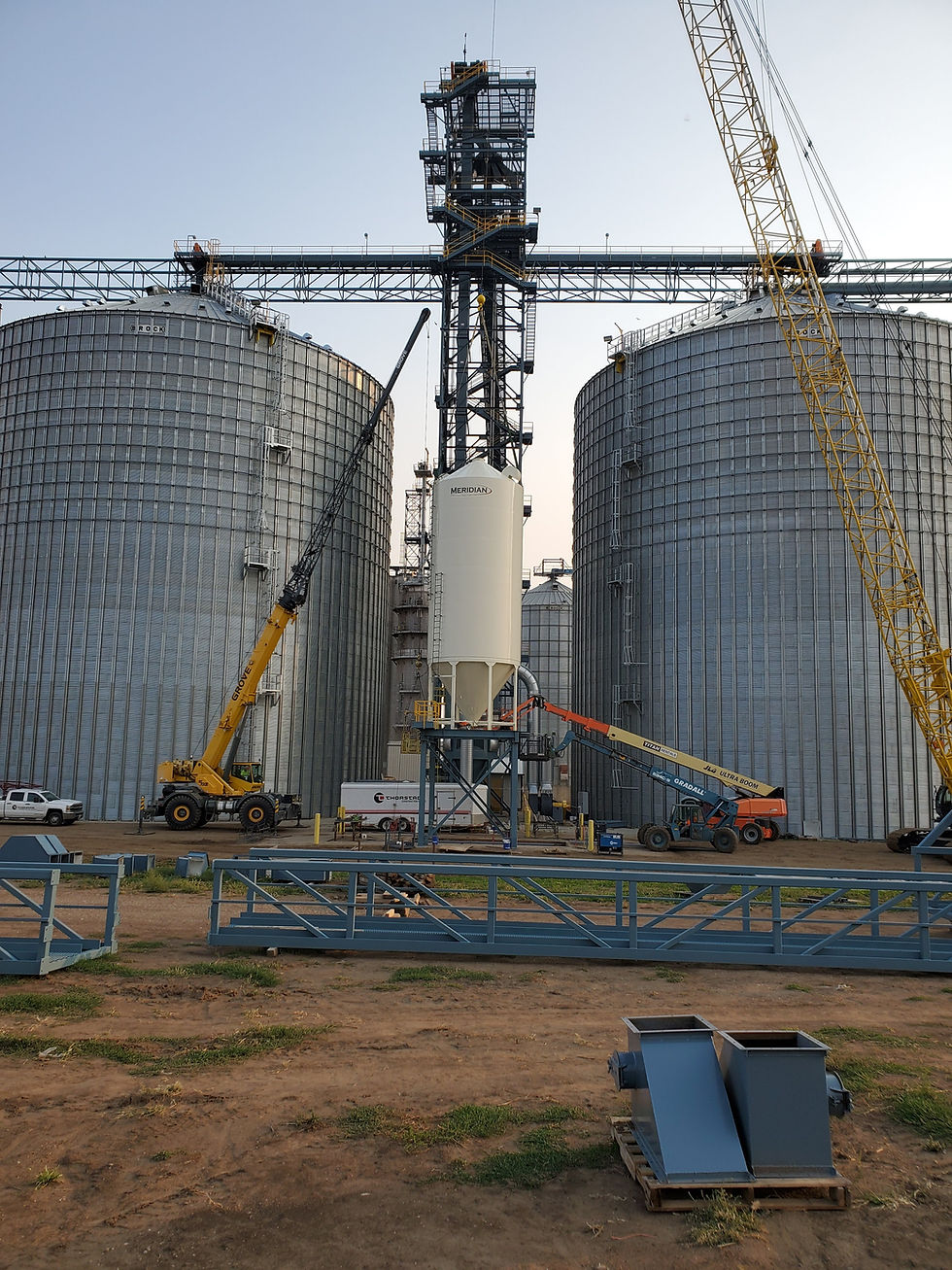 new grain bin construction North Dakota