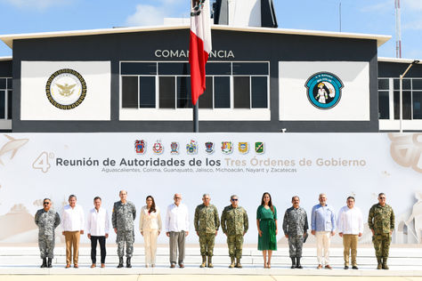 TERE JIMÉNEZ SE REÚNE CON GOBERNADORES DE LA REGIÓN CENTRO-OCCIDENTE; REFORZARÁN LA SEGURIDAD