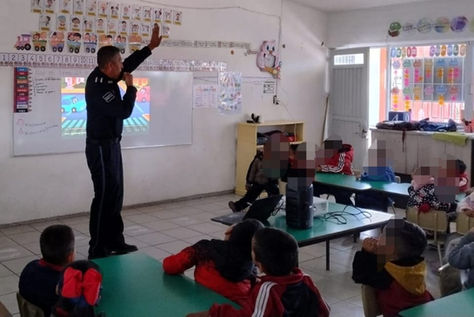 NIÑOS DE PREESCOLAR APRENDEN SOBRE SEGURIDAD VIAL EN JESÚS MARÍA.