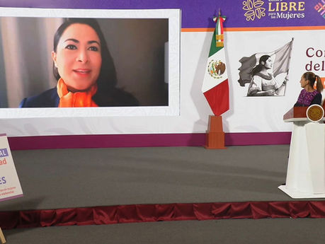 TERE JIMÉNEZ REITERA SU COMPROMISO CON LA IGUALDAD Y LA TRANQUILIDAD DE LAS MUJERES DE AGUASCALIENTES, SUMÁNDOSE A CAMPAÑA NACIONAL