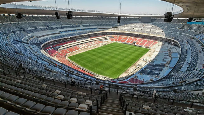 ESTADIO BANORTE SE ALISTA PARA RECIBIR EL MÉXICO VS PORTUGAL Y YA "PRESUME" CAMBIOS EN SU INTERIOR