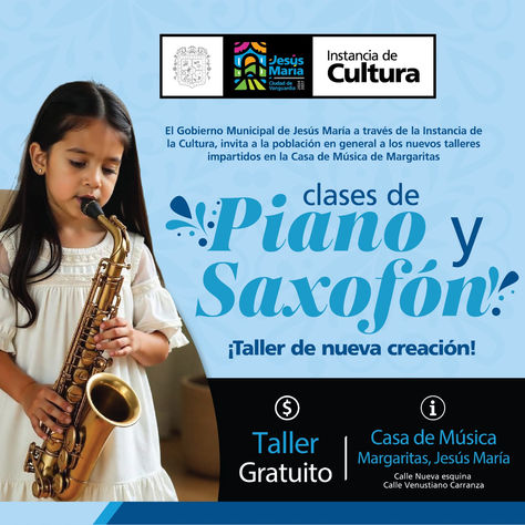 EL GOBIERNO MUNICIPAL DE JESÚS MARÍA LANZA NUEVOS TALLERES GRATUITOS.