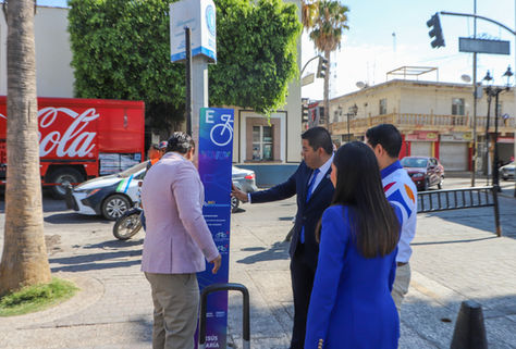 JESÚS MARÍA AVANZA EN CICLOMOVILIDAD CON PUNTOS SEGUROS PARA BICICLETAS