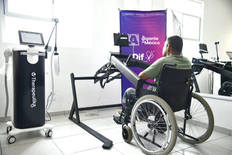 CON APARATOS DE ÚLTIMA GENERACIÓN, DIF ESTATAL FORTALECE SU ÁREA DE REHABILITACIÓN