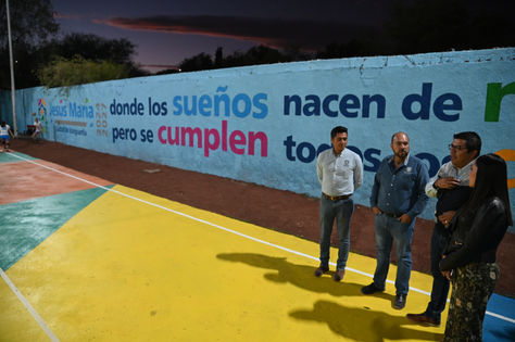 GOBIERNO DE JESÚS MARÍA TRABAJA PARA RECUPERAR Y EMBELLCER LOS ESPACIOS PÚBLICOS.