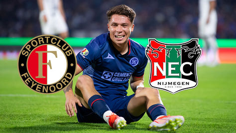 RODRIGO HUESCAS ESTÁ EN EL RADAR DE FEYENOORD Y NEC NIJMEGEN; CRUZ AZUL AÚN NO LO RENUEVA