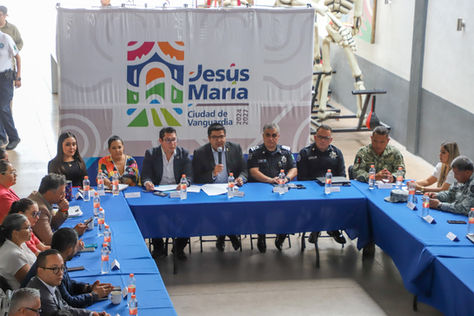 JESÚS MARÍA FORTALECE LA SEGURIDAD PÚBLICA CON PARTICIPACIÓN CIUDADANA Y COORDINACIÓN INTERINSTITUCIONAL