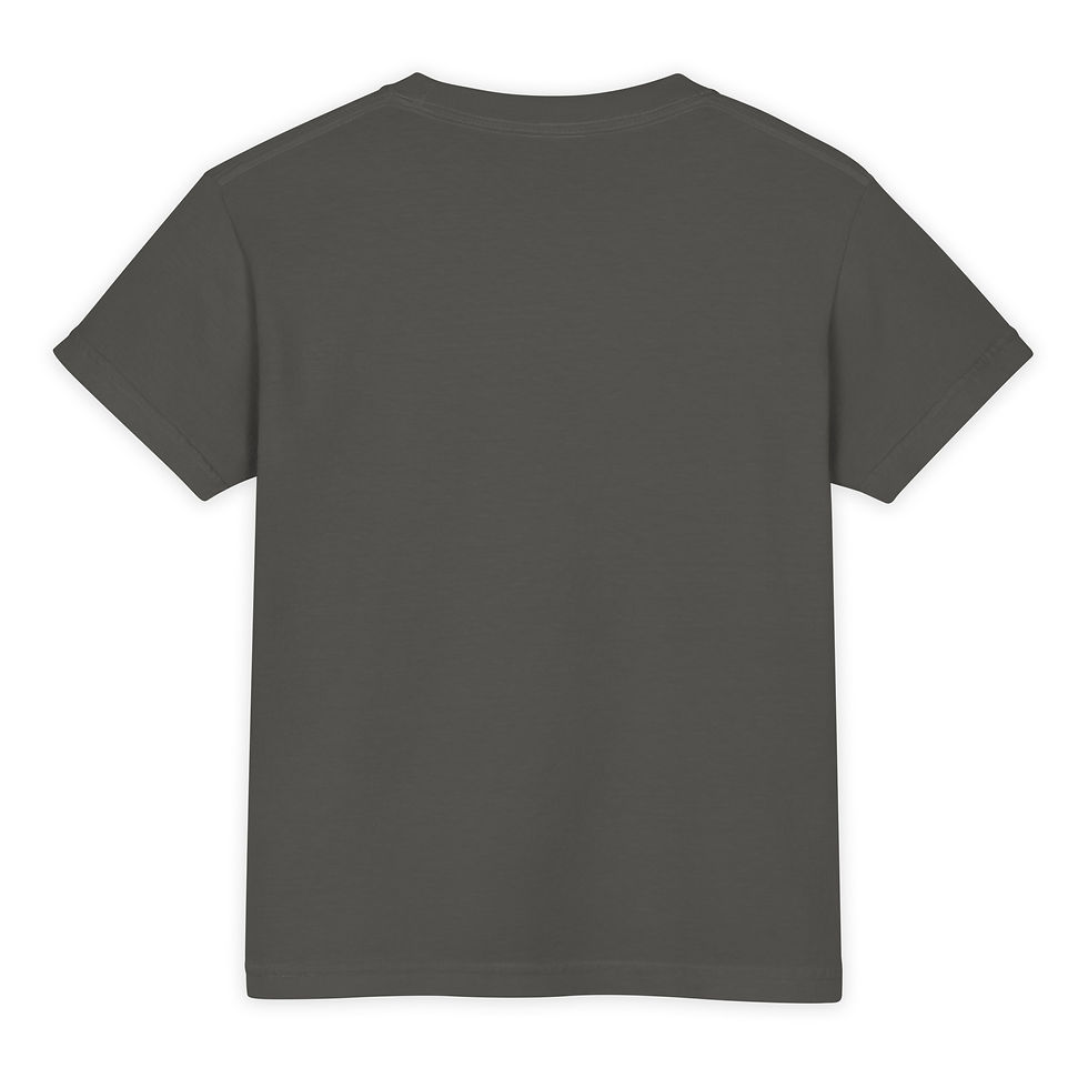 Thumbnail: Youth Girls Heavyweight Tee- Embroidered Panda Logo