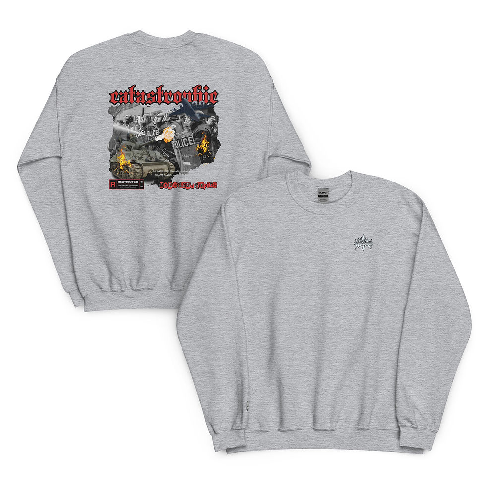 Thumbnail: Men’s Heavyweight Sweatshirt- Catastrophic Embroidered  