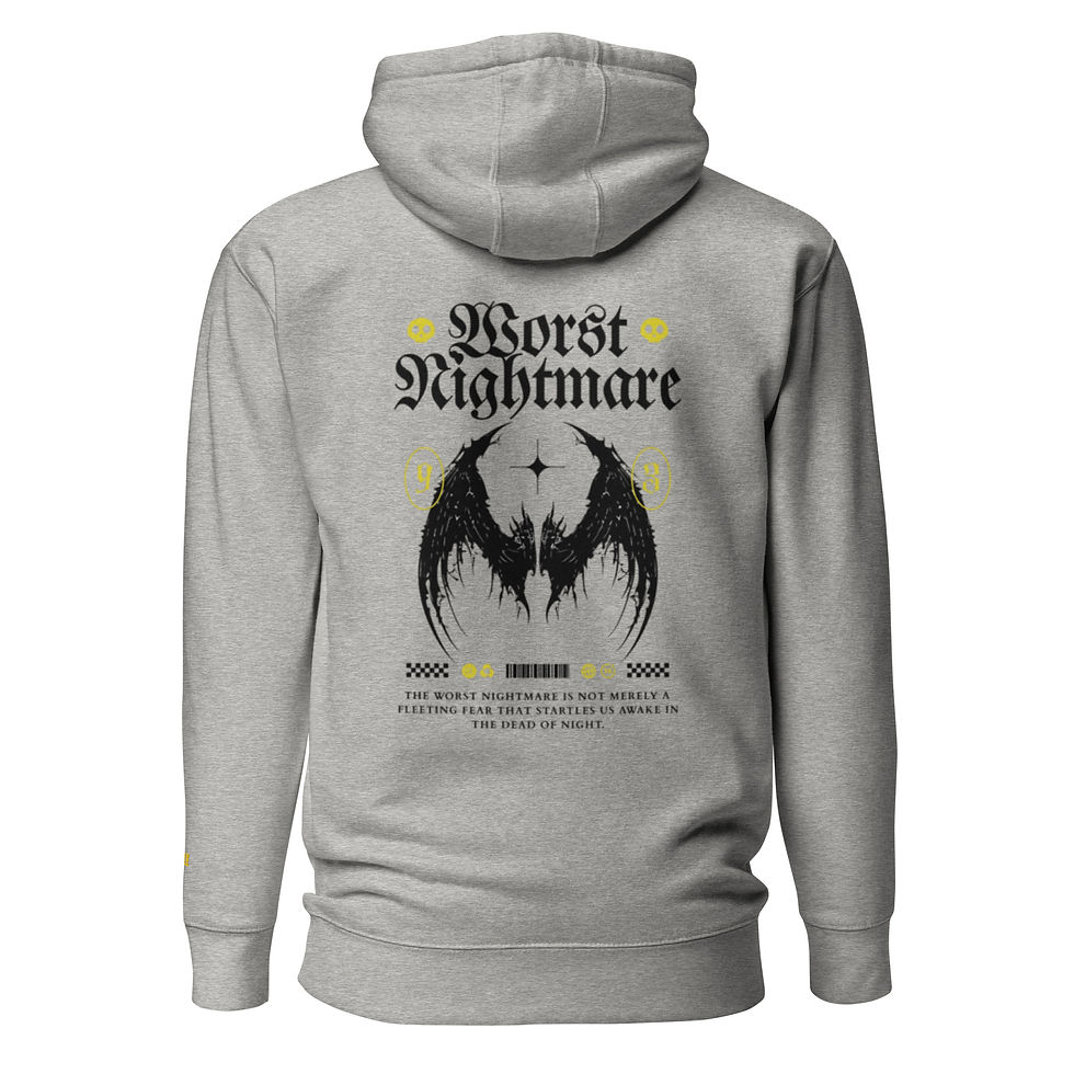 Thumbnail: Men’s Premium Box Hoodie - MLE Worst Nightmare Design
