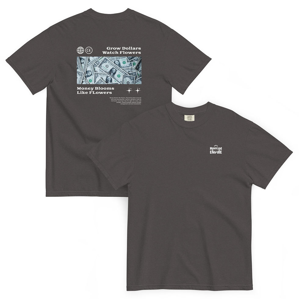 Thumbnail: Men’s Box Tee - MLE Grow Dollars Design