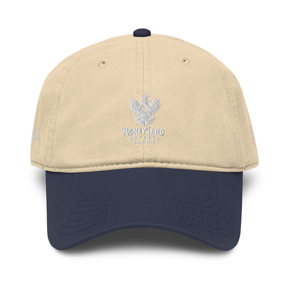 Thumbnail: Premium Garment-Washed Baseball Cap- MLE Design  