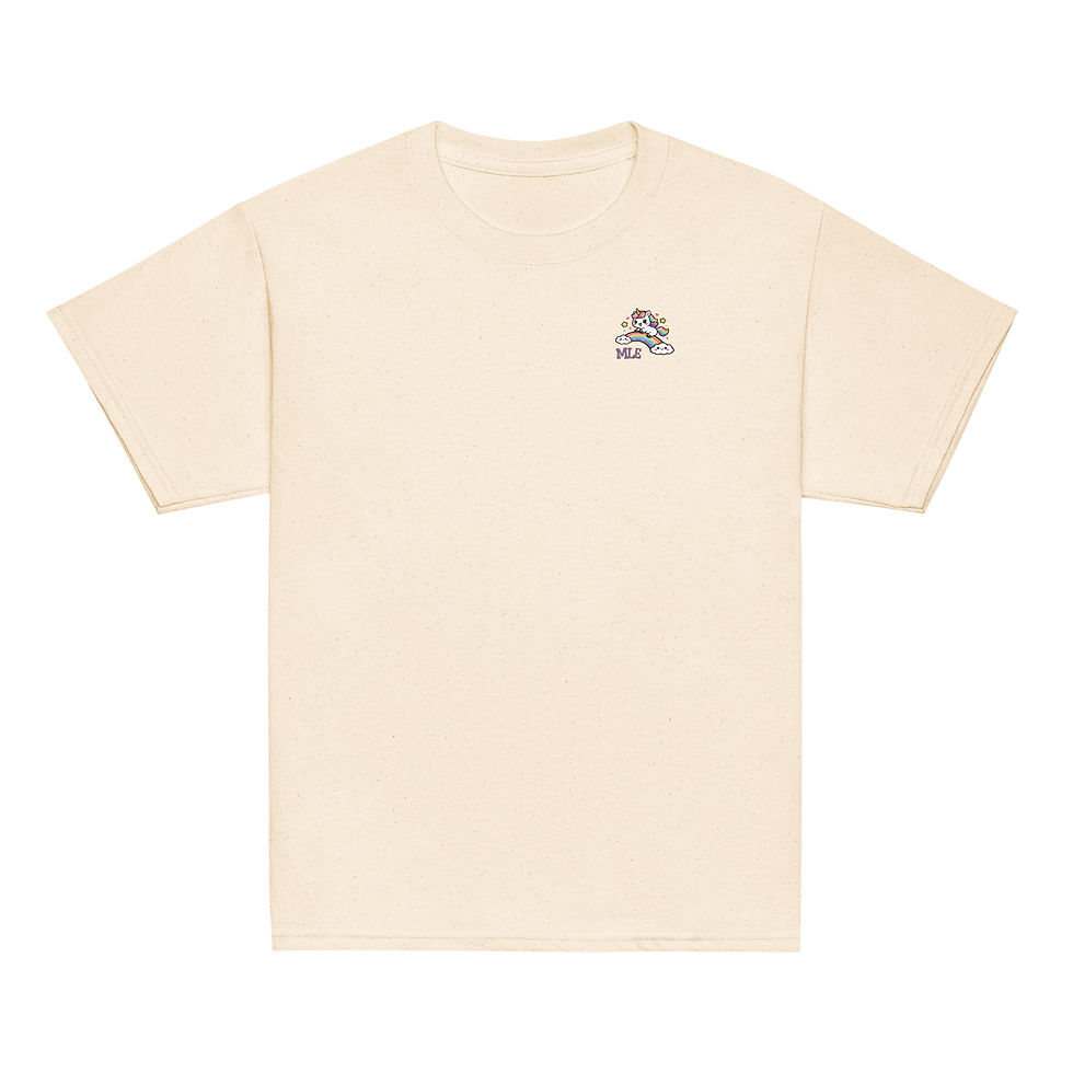 Thumbnail: Youth Girls Classic T-Shirt- Unicorn Love