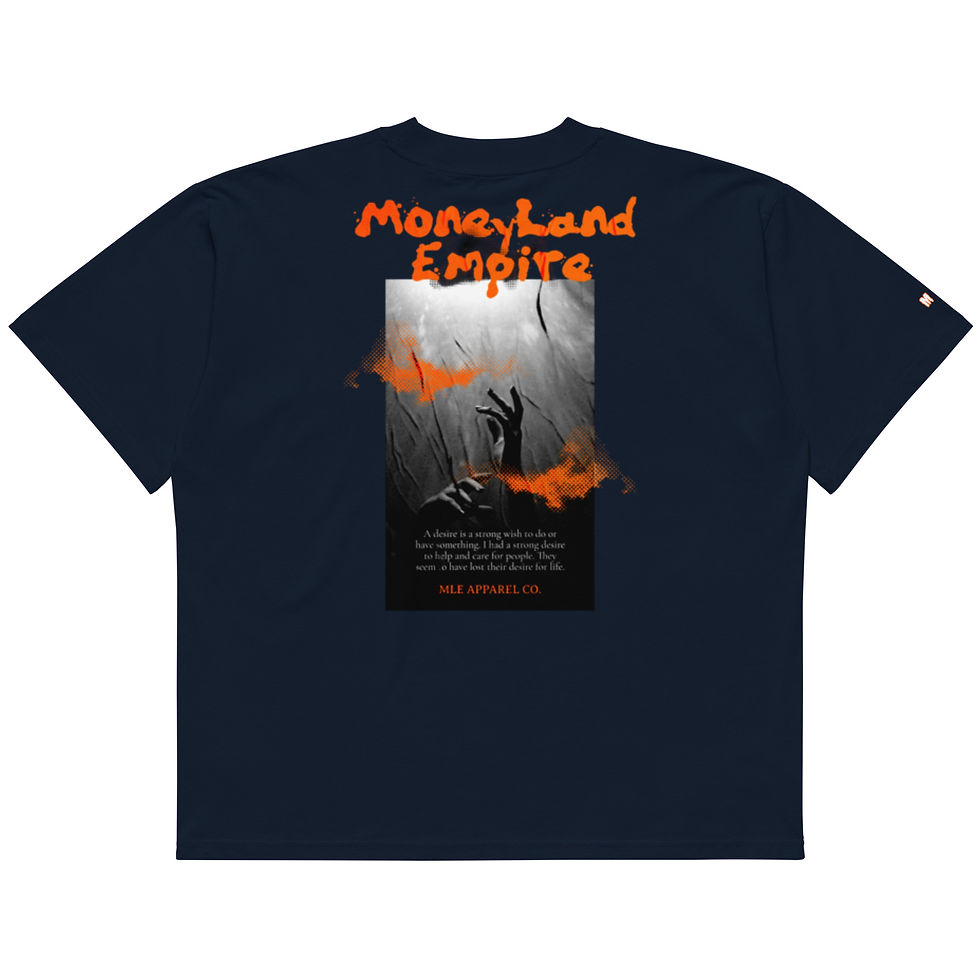 Thumbnail: Men’s Oversized T-Shirt- Life Desires