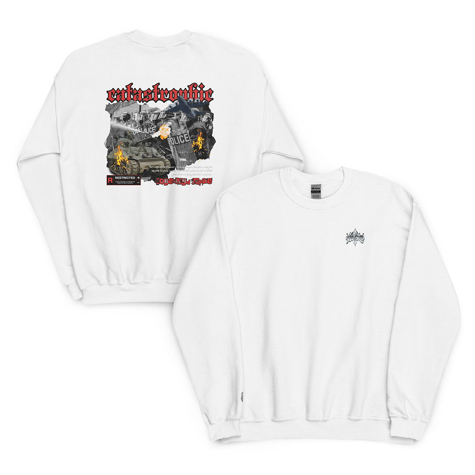 Thumbnail: Men’s Heavyweight Sweatshirt- Catastrophic Embroidered  