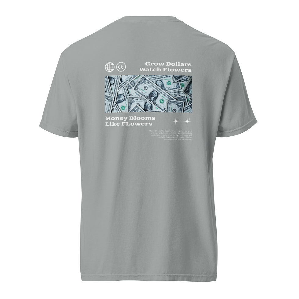 Thumbnail: Men’s Box Tee - MLE Grow Dollars Design
