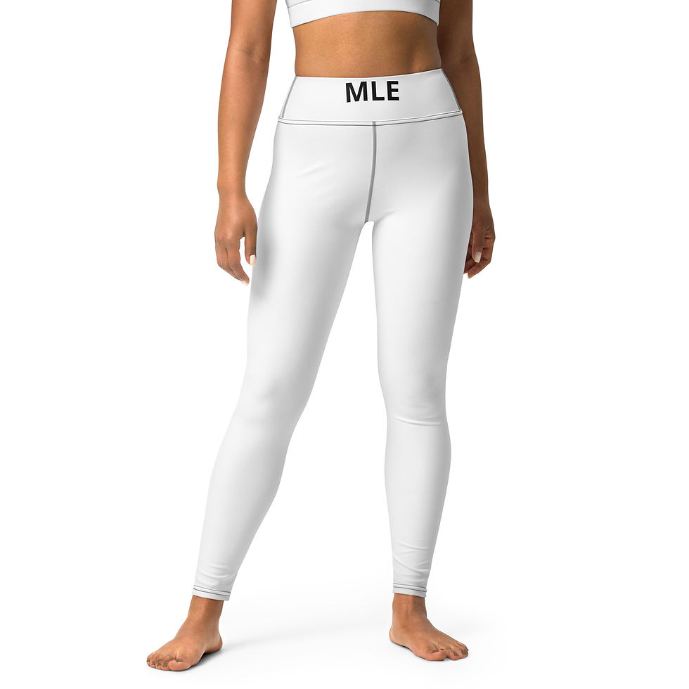 Thumbnail: Women Leggings White -MLE logo