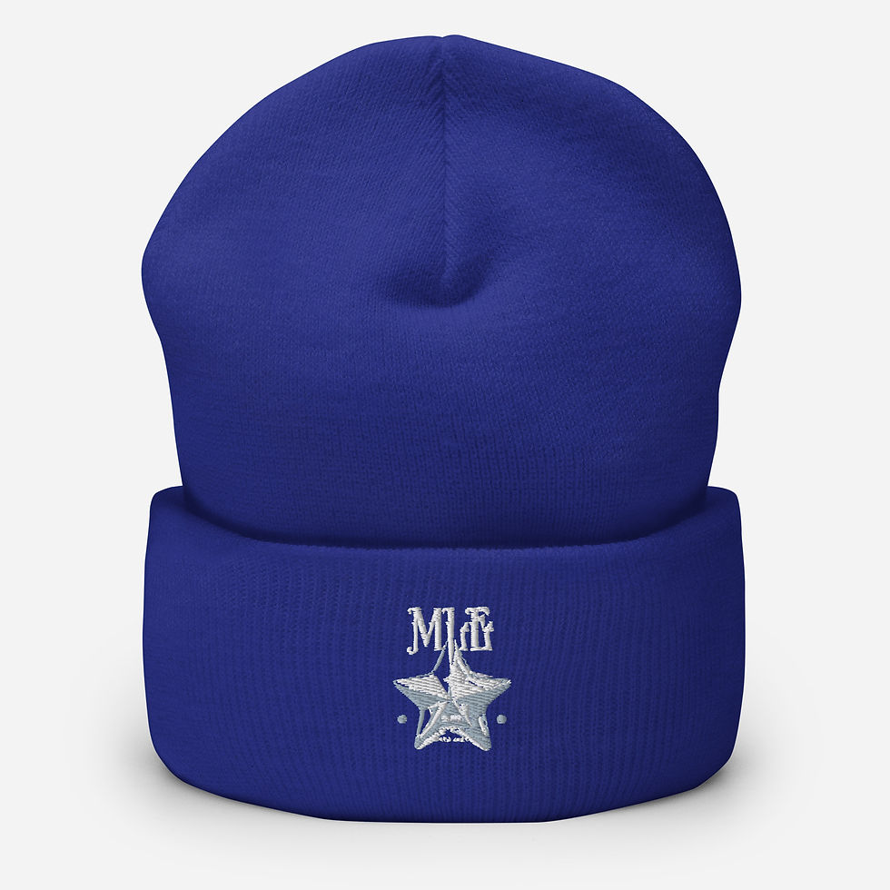 Thumbnail: Cuffed Beanie - Embroidered Star Logo